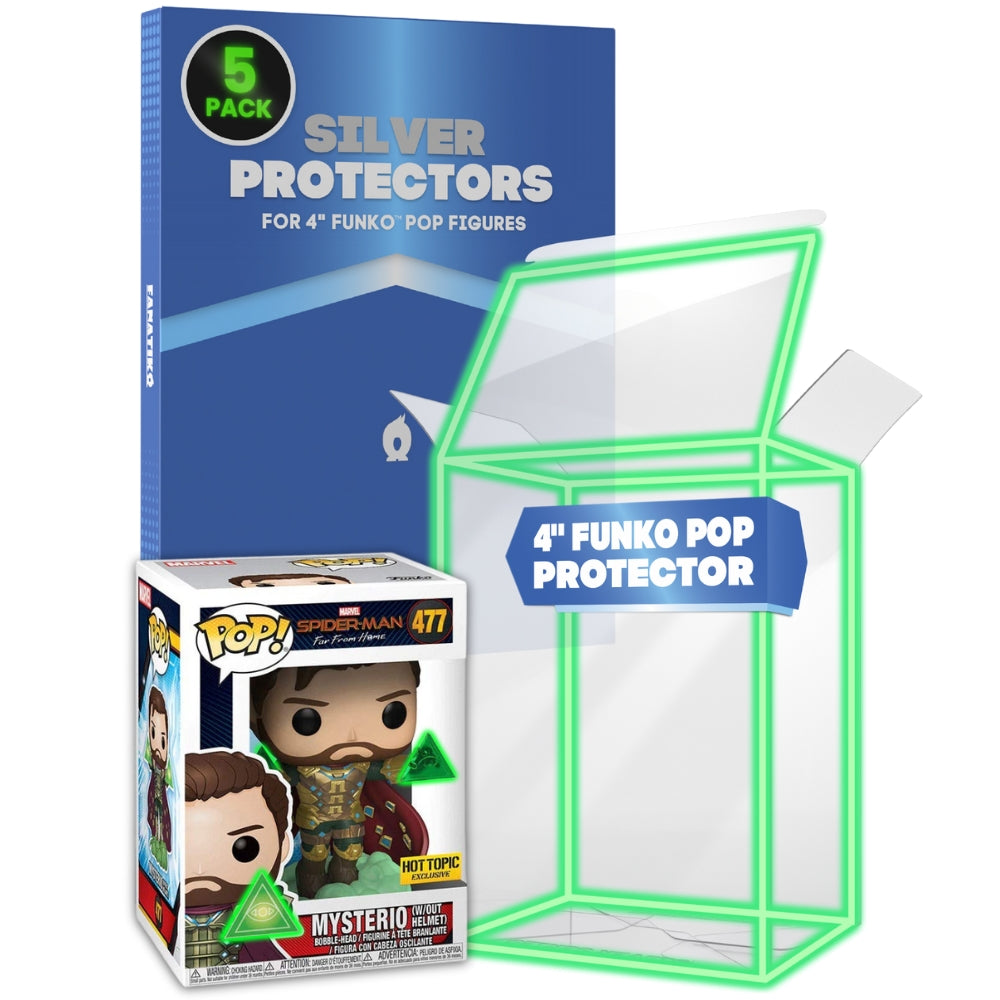 Protectores Glossy Funko Pop!® de 4" SILVER SERIES™