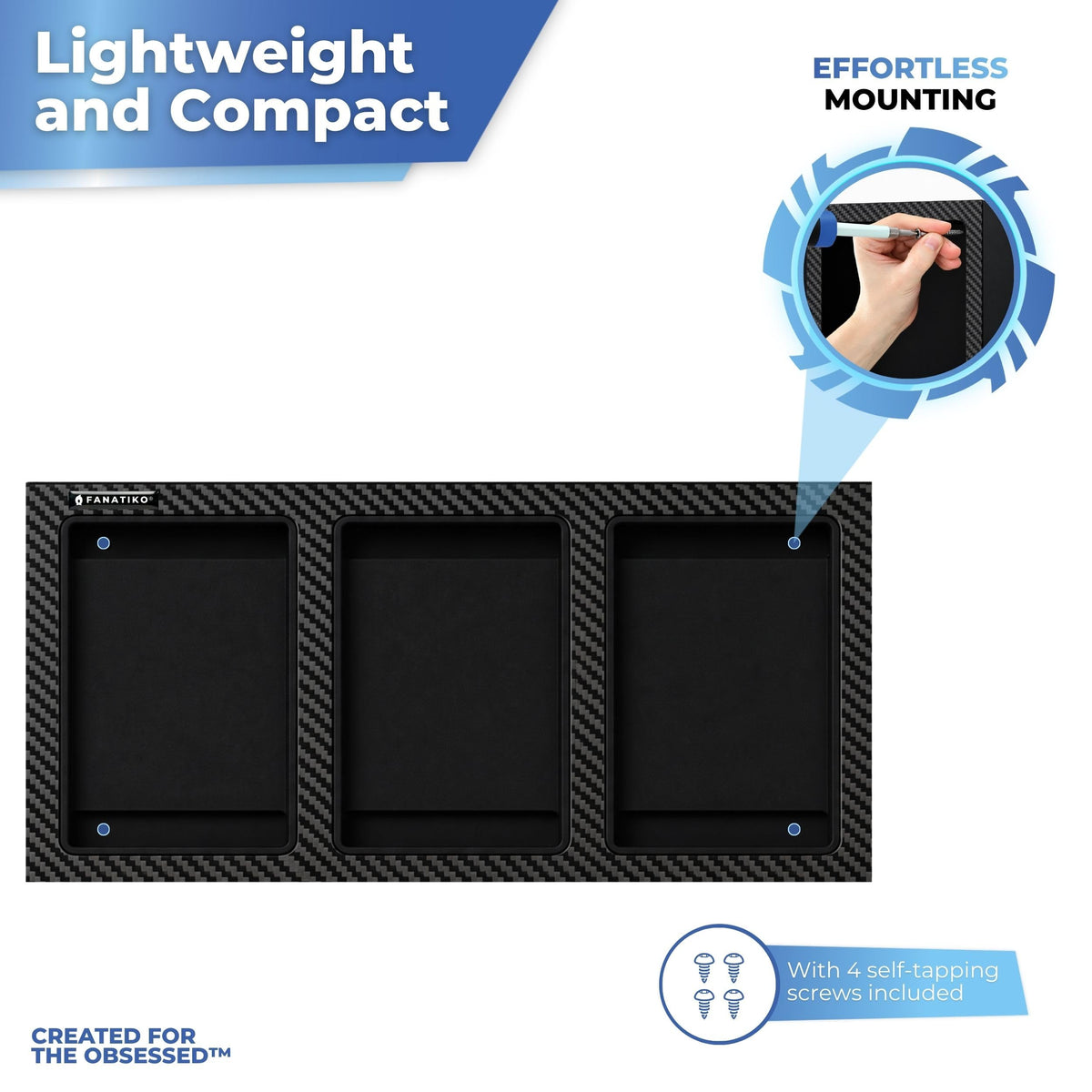 Wall mounting with screws included