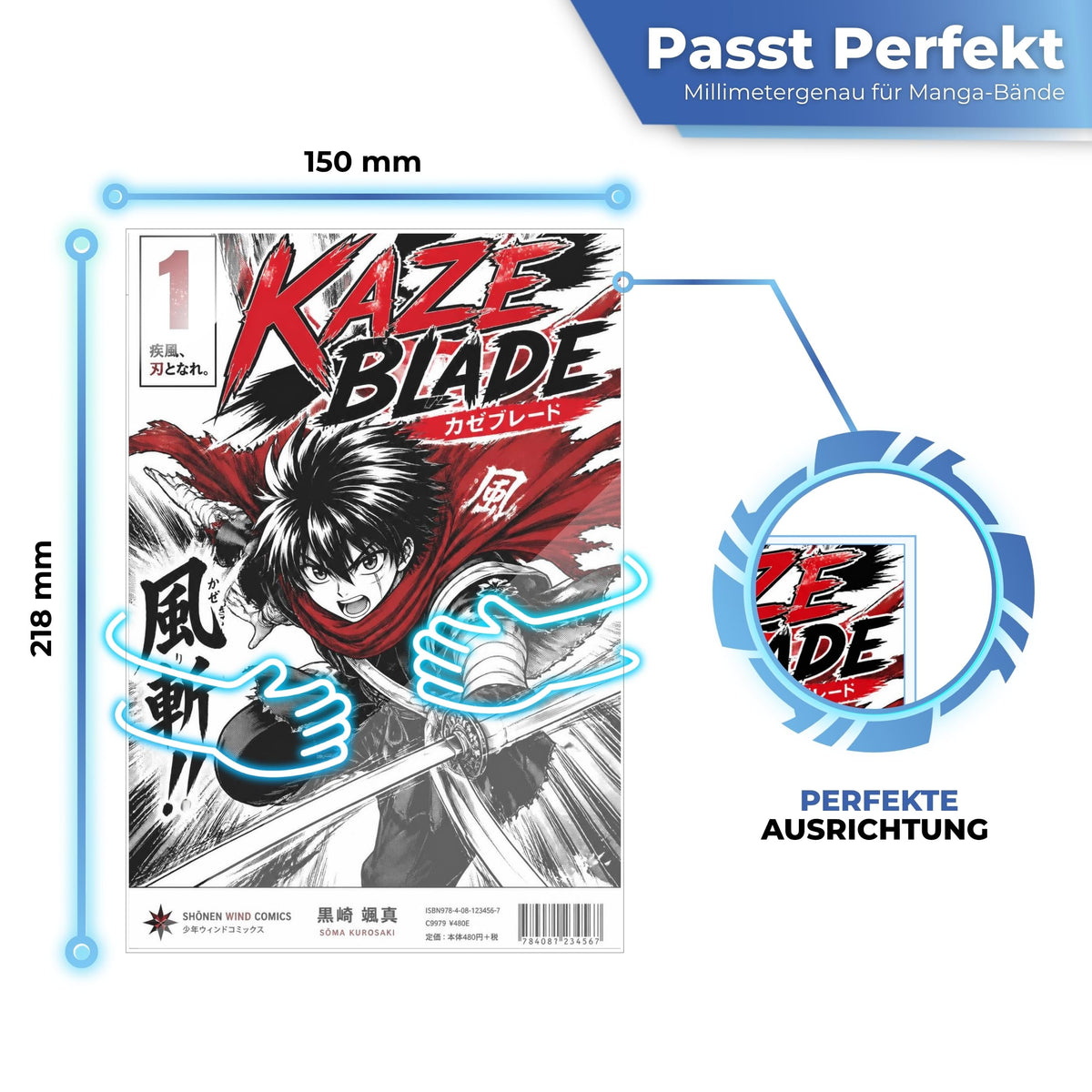 Manga-Hüllen 150 x 218 mm mit perfekter Passform