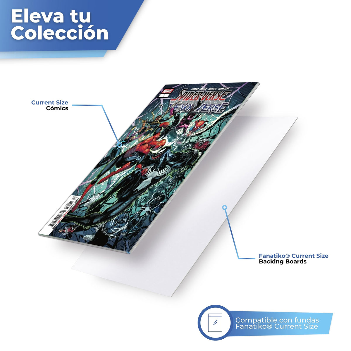 Cartón de refuerzo compatible con las fundas Fanatiko de tamaño actual