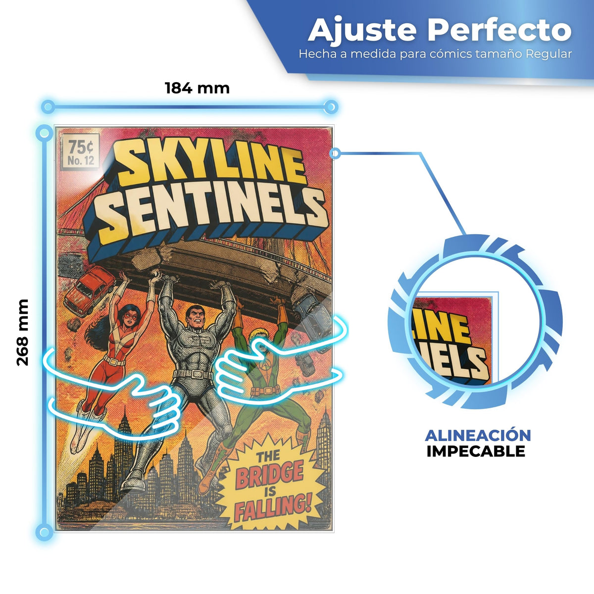 Fundas para cómics talla Regular de 184 x 268 mm con ajuste perfecto