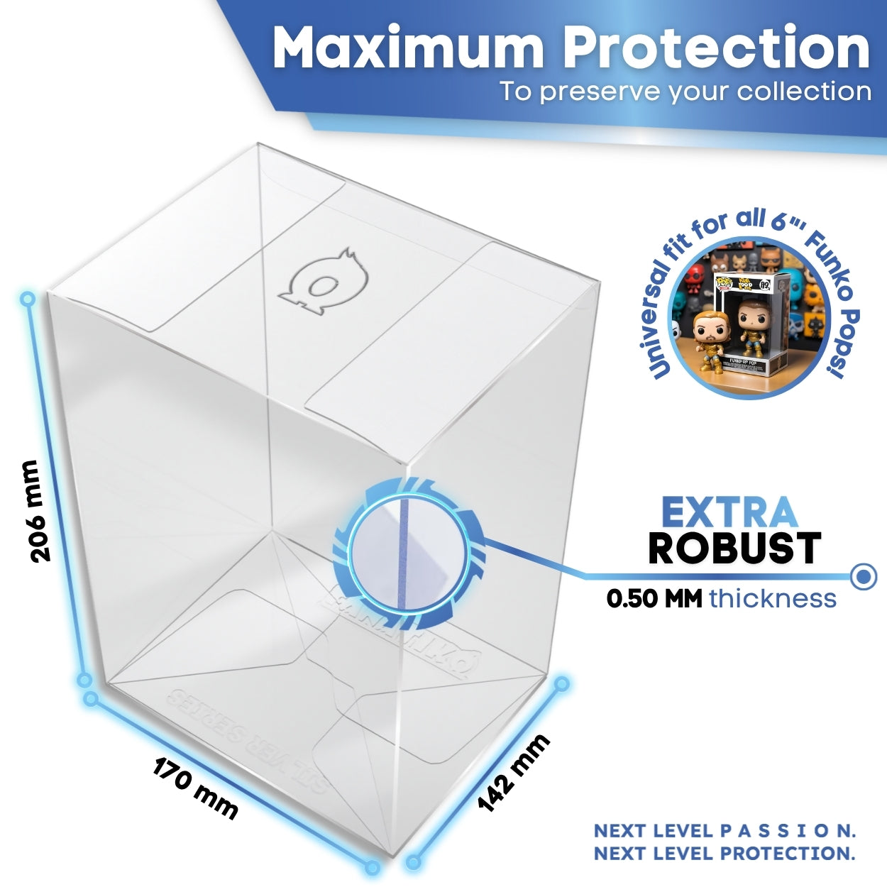 GOLD SERIES™ 6" Funko Pop!® Protectors