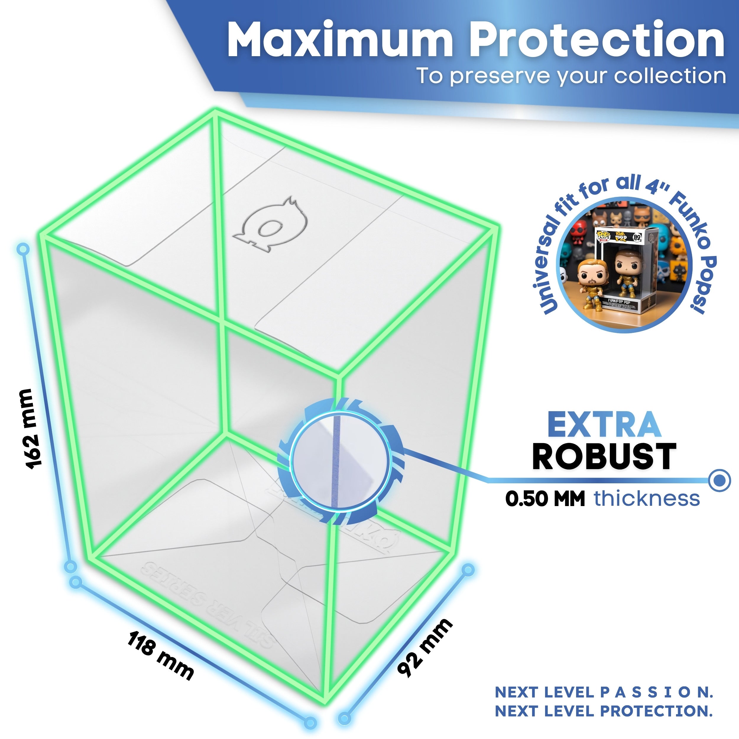 GOLD SERIES™ 4" Funko Pop!® Glossy Protectors