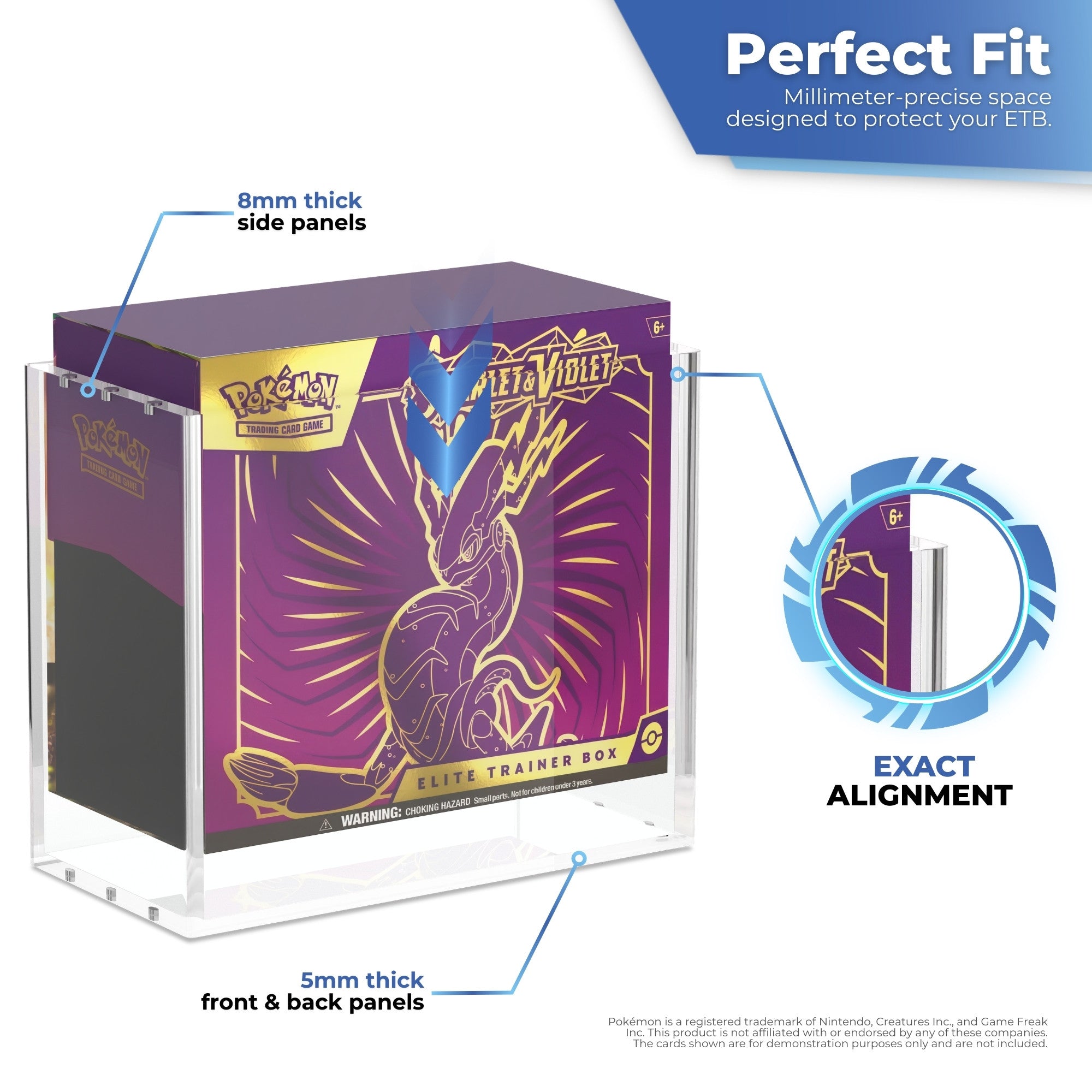 PLATINUM SERIES™ Protettori Acrilici Pokémon ETB