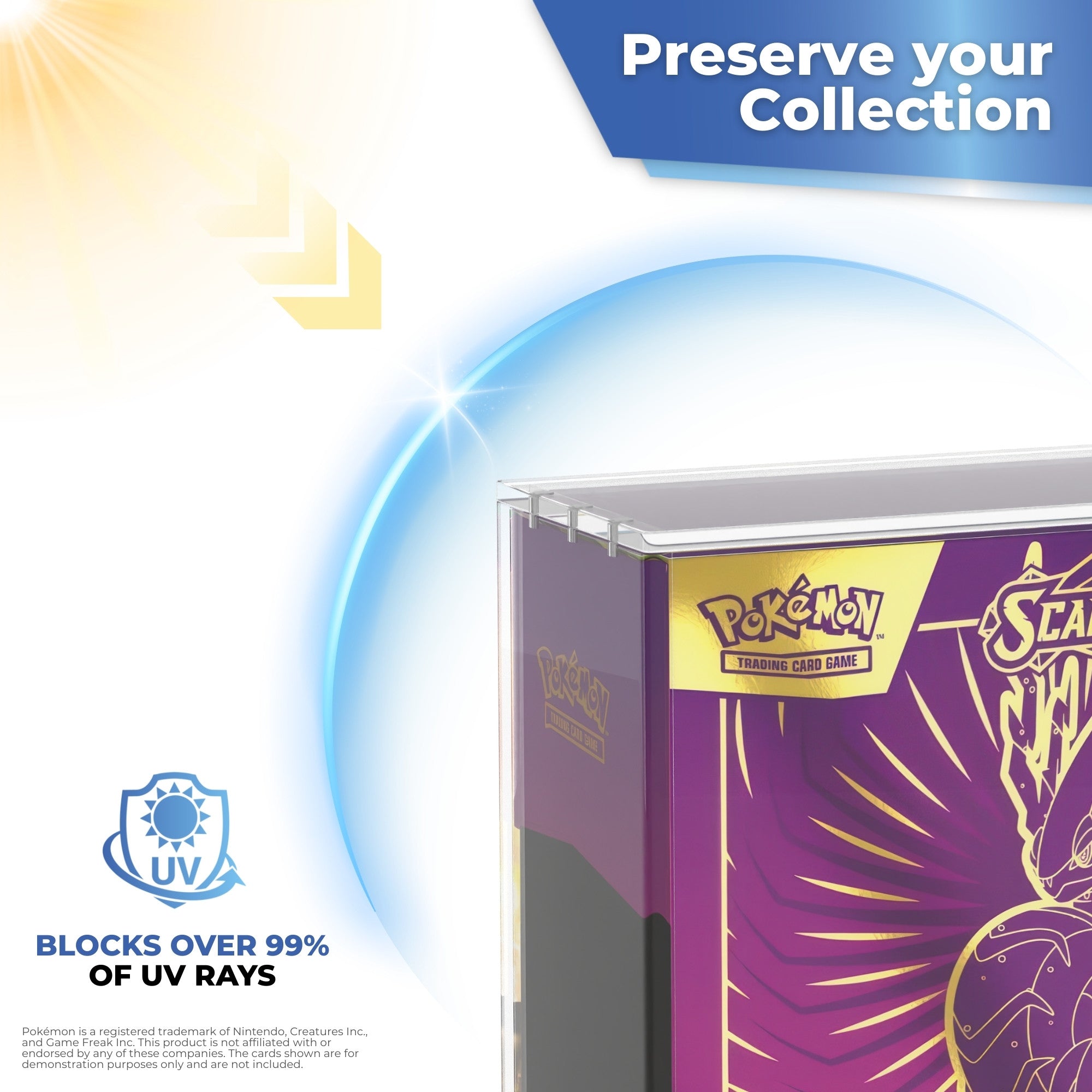 PLATINUM SERIES™ Protettori Acrilici Pokémon ETB