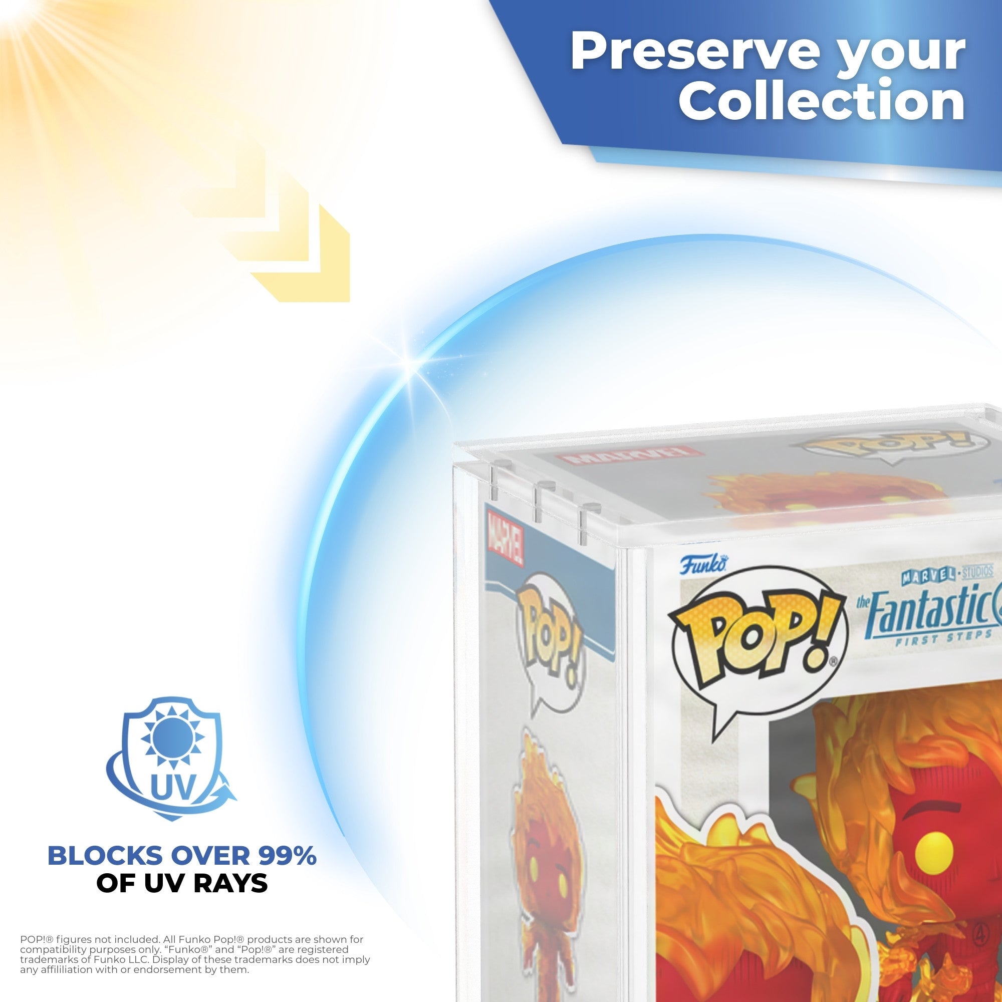 PLATINUM SERIES™ 4" Funko Pop!® Acrylic Protectors