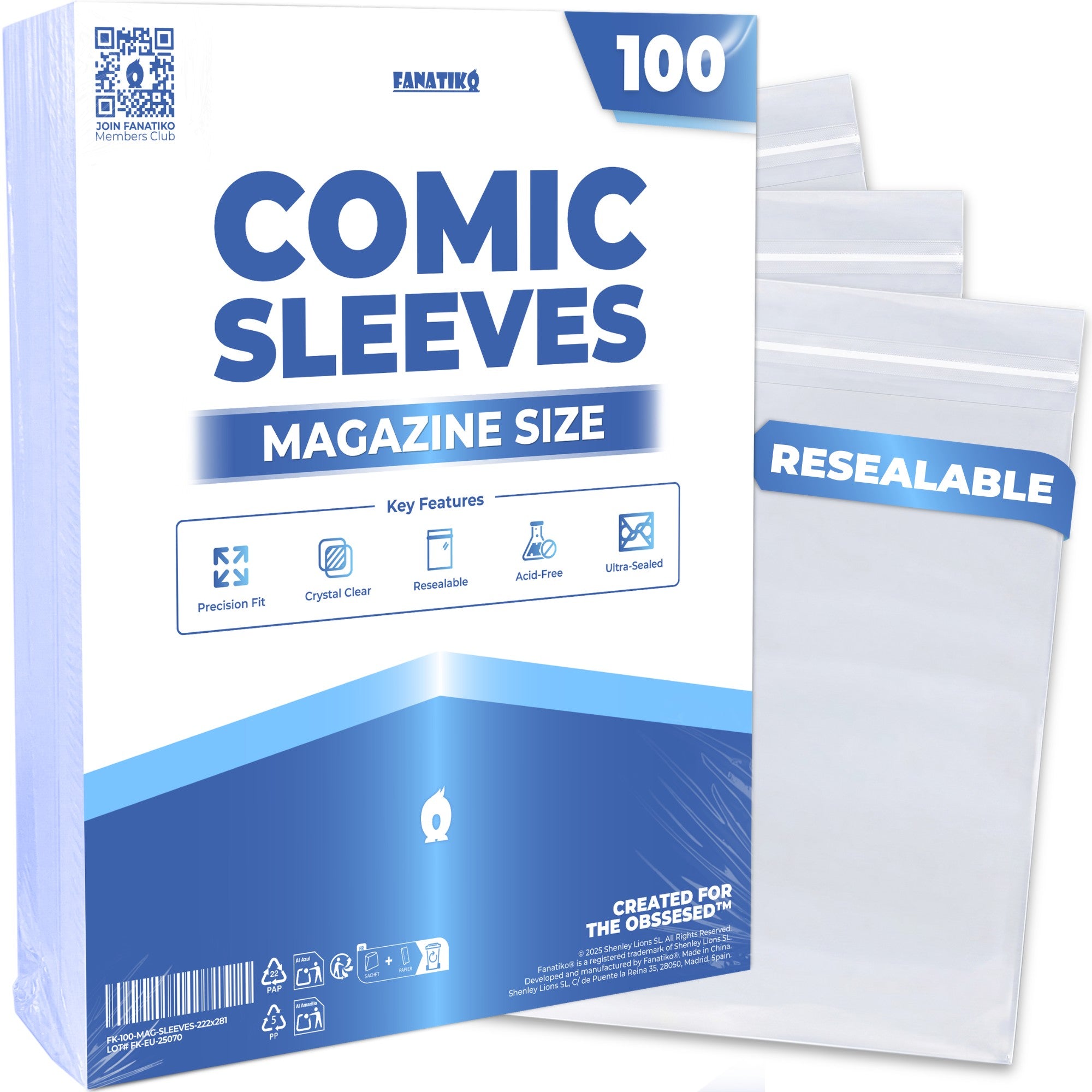 Fundas para Cómics (Magazine Size)