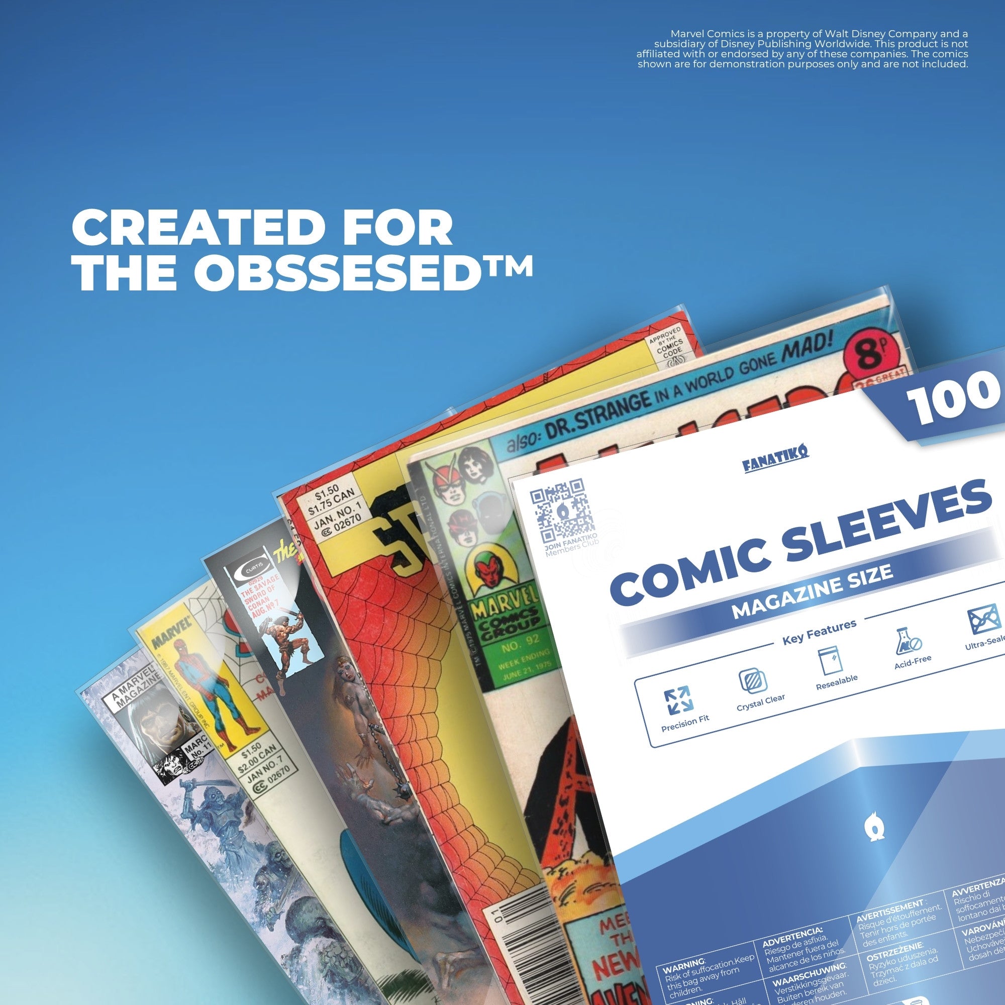 Buste Protettive per Fumetti (Magazine Size)