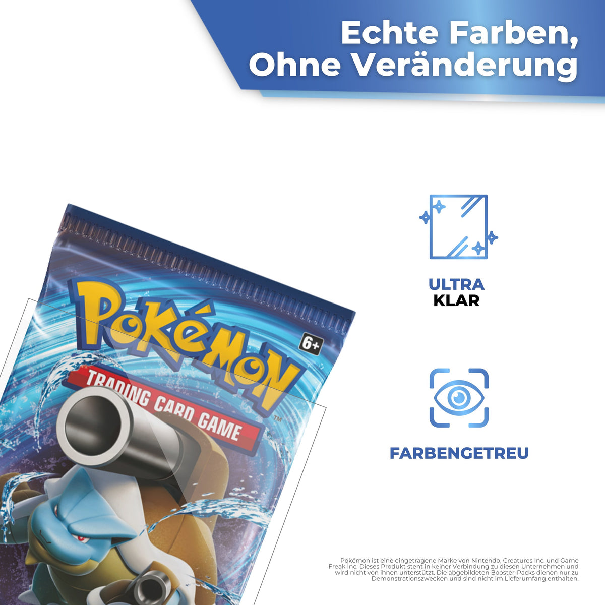 Ultraklare Hülle mit echten Farben