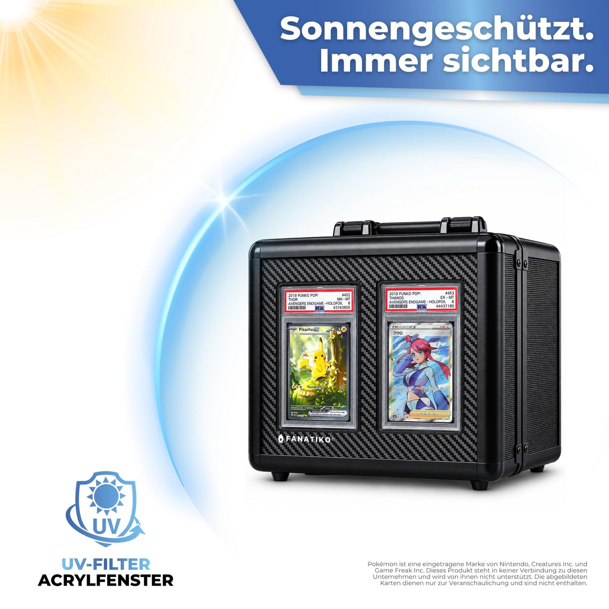 Acrylfenster im Kofferdeckel