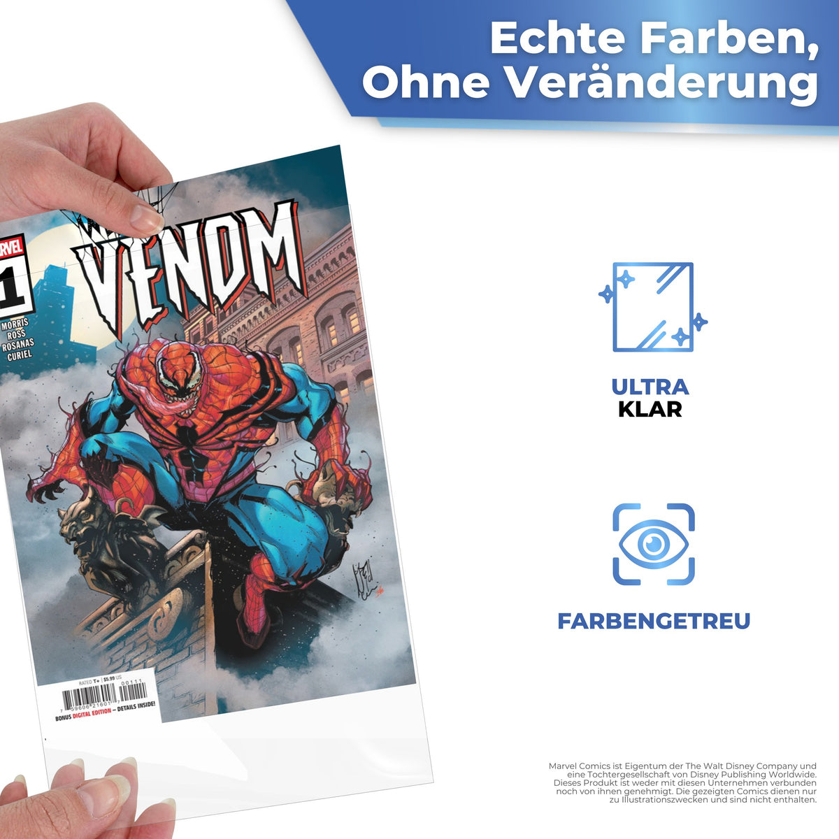 Ultraklare Hülle mit echten Farben