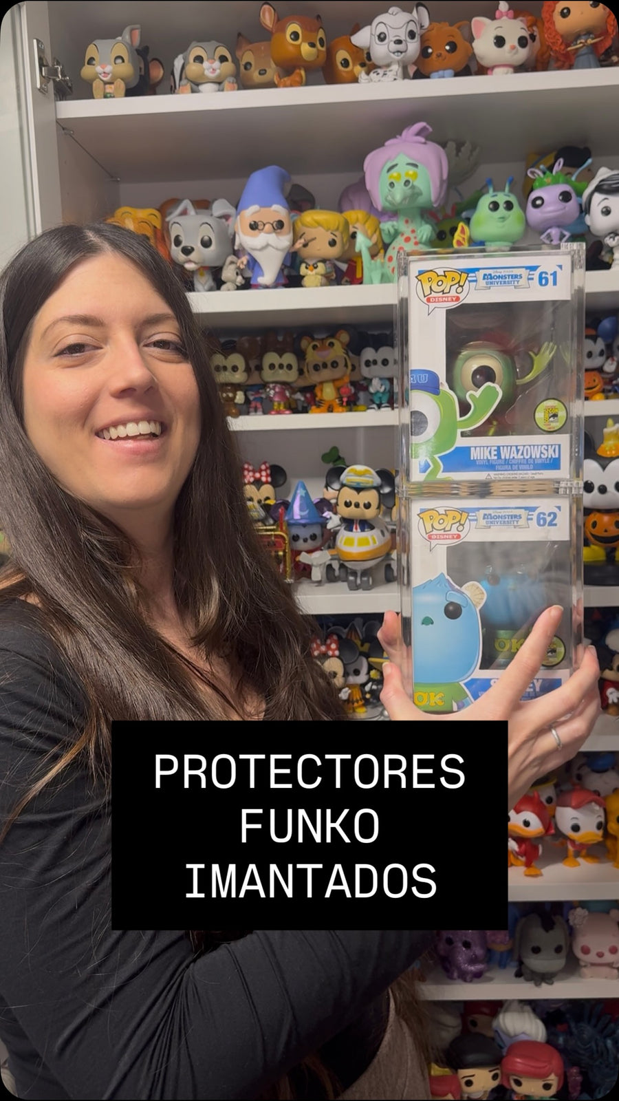 Magnetic acrylic Funko Pop protectors, by @defreakpop