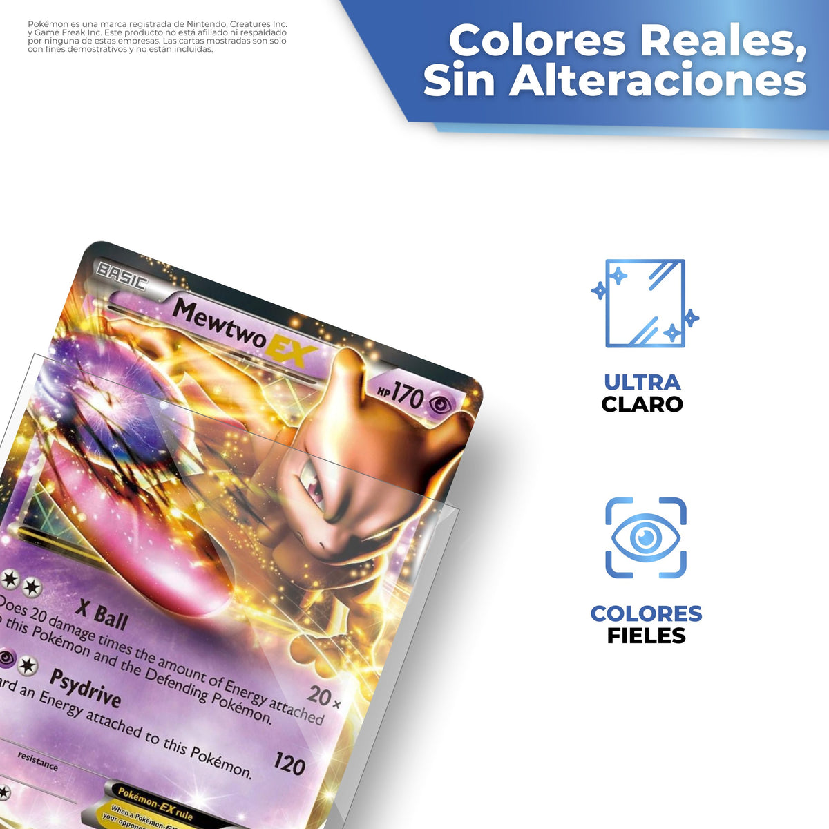 Funda ultra transparente que respeta los colores de la carta