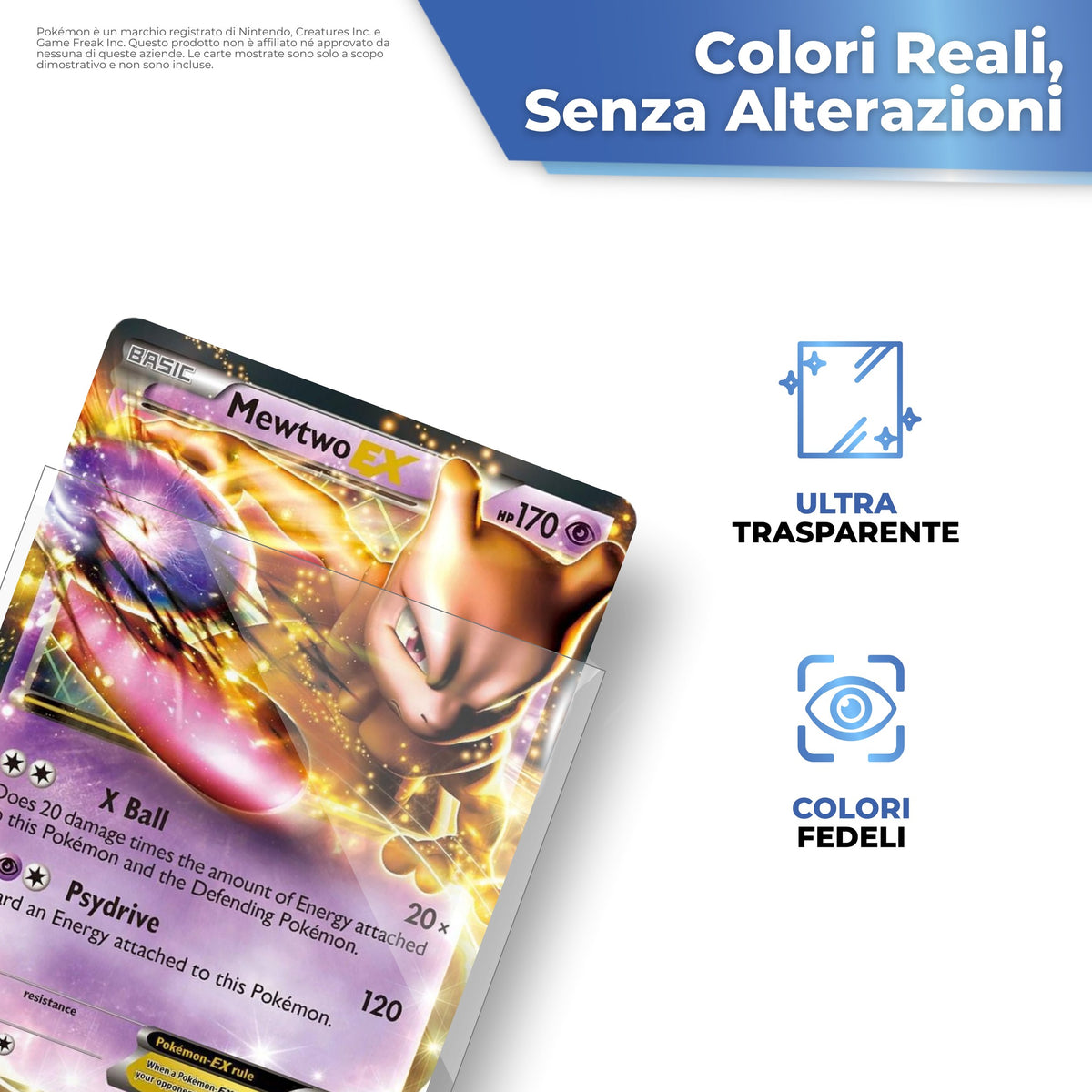 Bustina ultra trasparente con colori fedeli