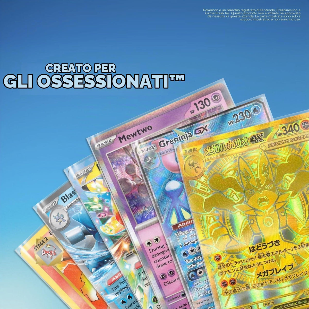 Bustine per carte Pokémon e altri TCG