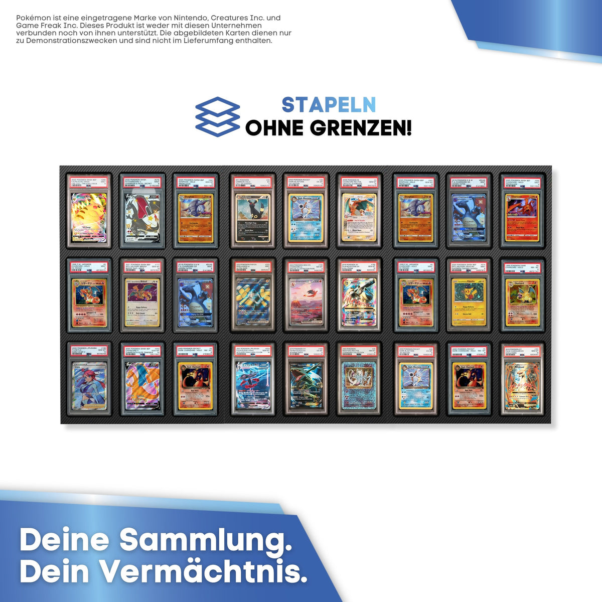 Unbegrenzt kombinierbar: mehrere Displays an der Wand