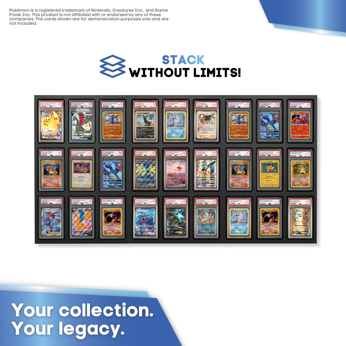 Stack without limits: mount several displays on the wall