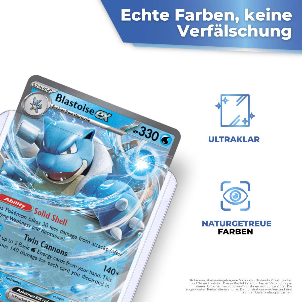 Ultraklarer Toploader mit echten Farben