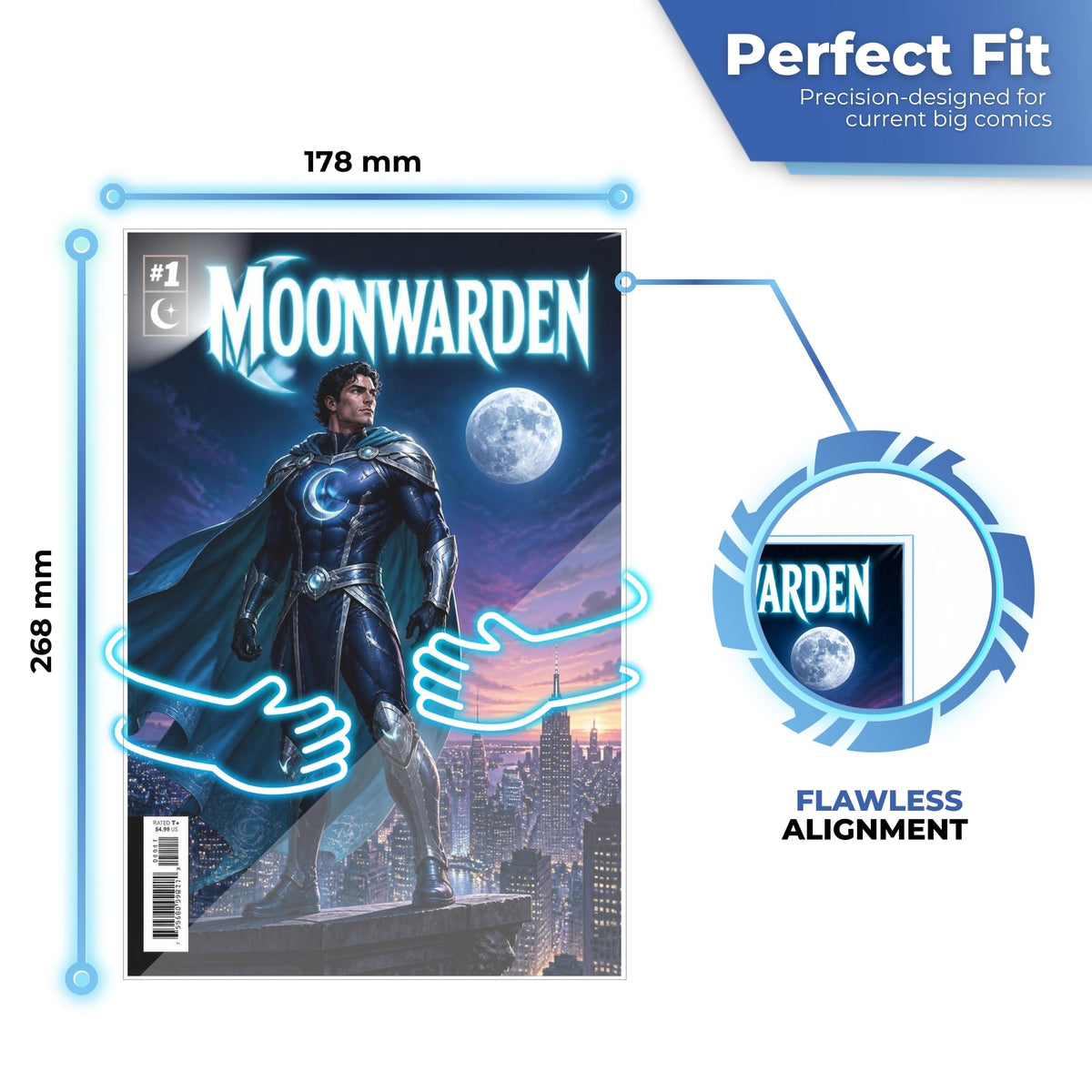 Comic sleeves in Big size, 178 x 268 mm for a perfect fit