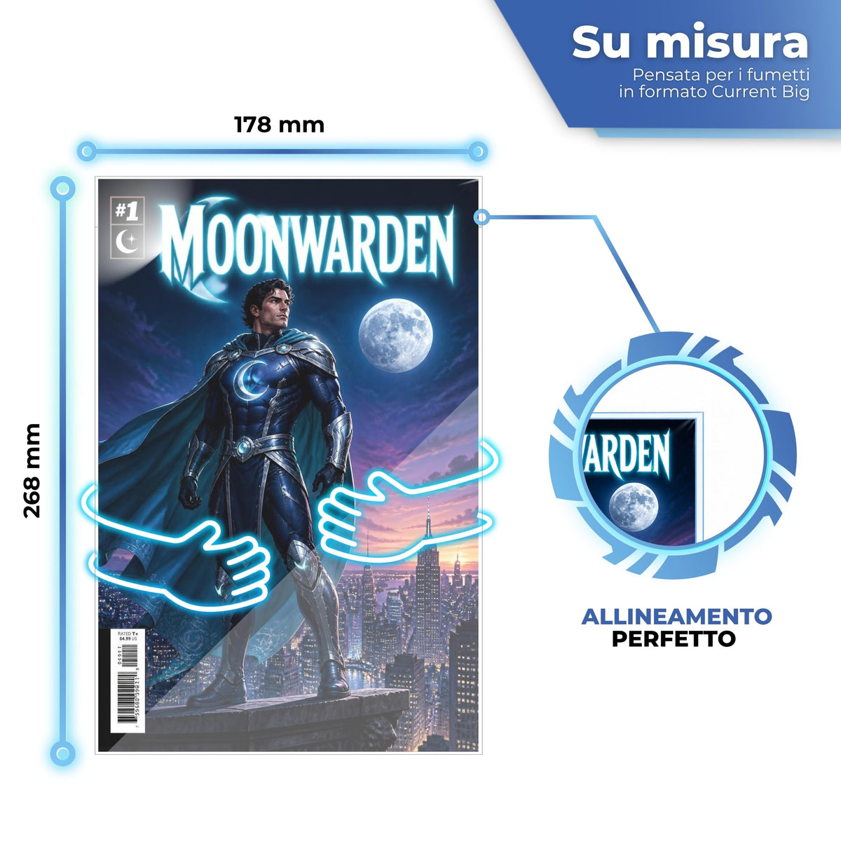Bustine per fumetti misura Big da 178 x 268 mm, vestibilità perfetta