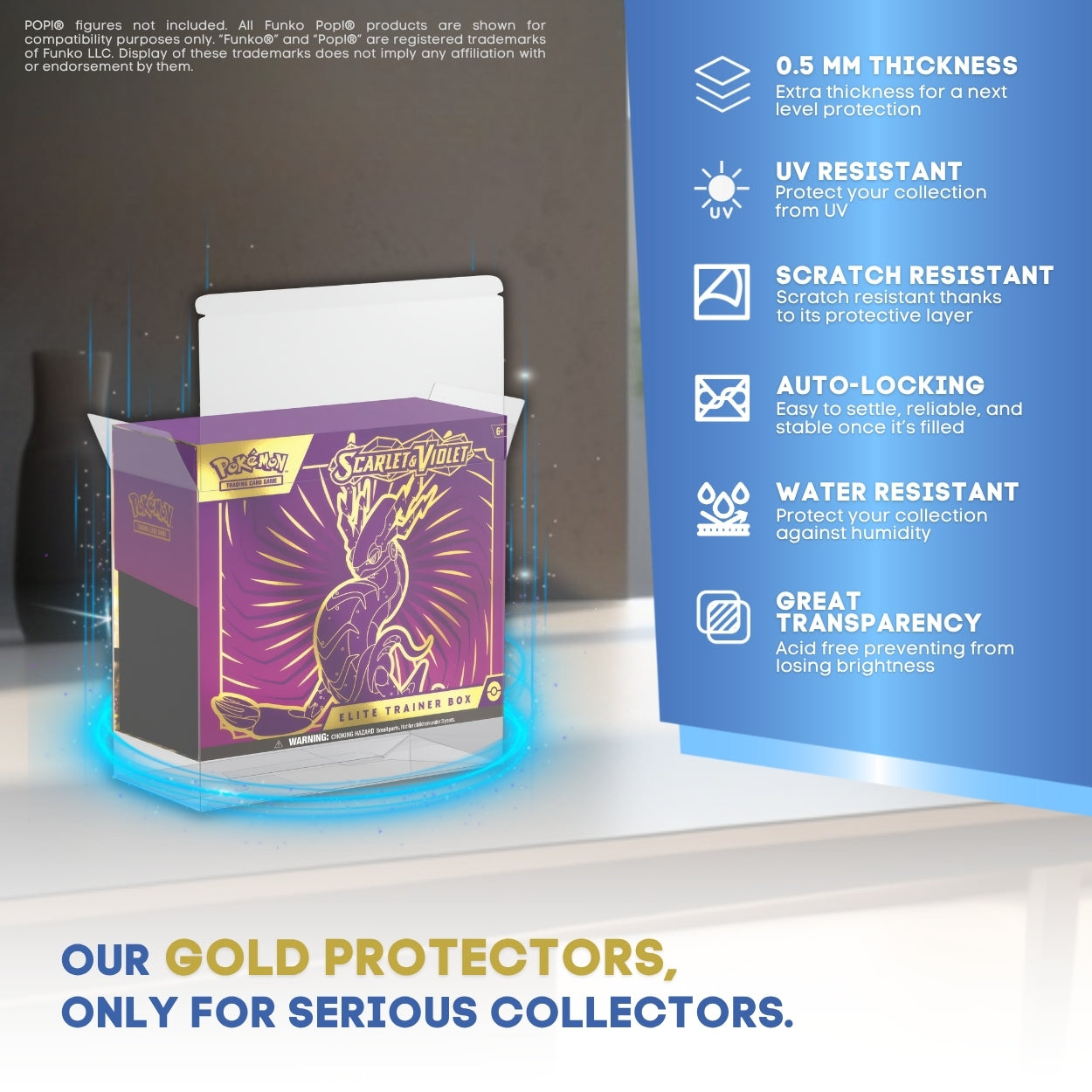 GOLD SERIES™ Pokémon ETB Protectors