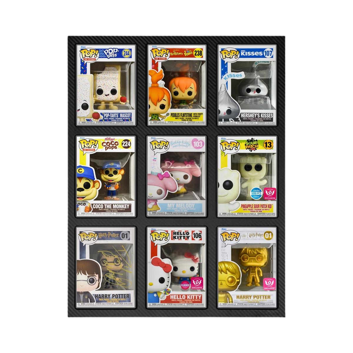 Expositor de pared Funko Pop para 9 figuras