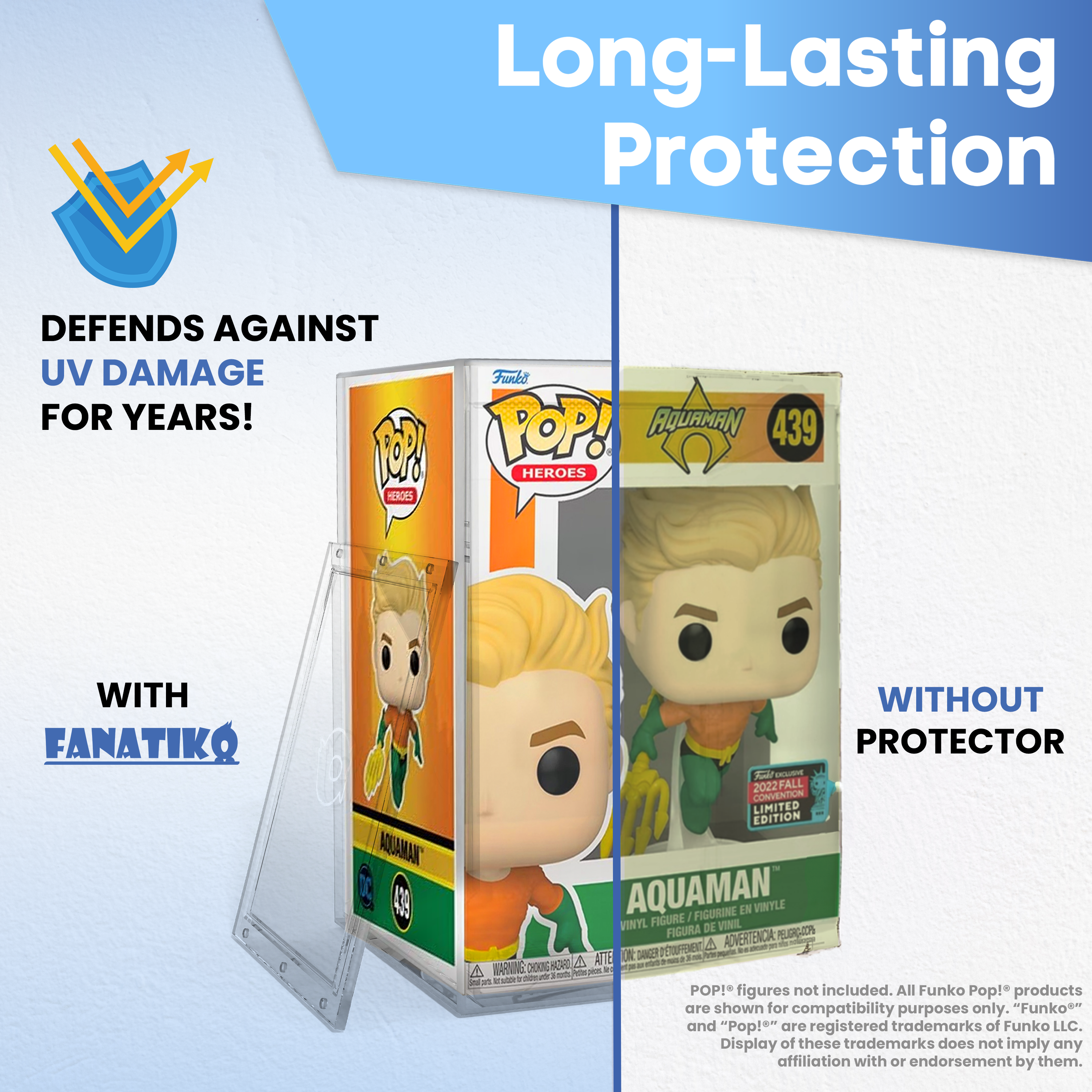 GOLD SERIES™ 4" Funko Pop!® Acryl-Schutzboxen