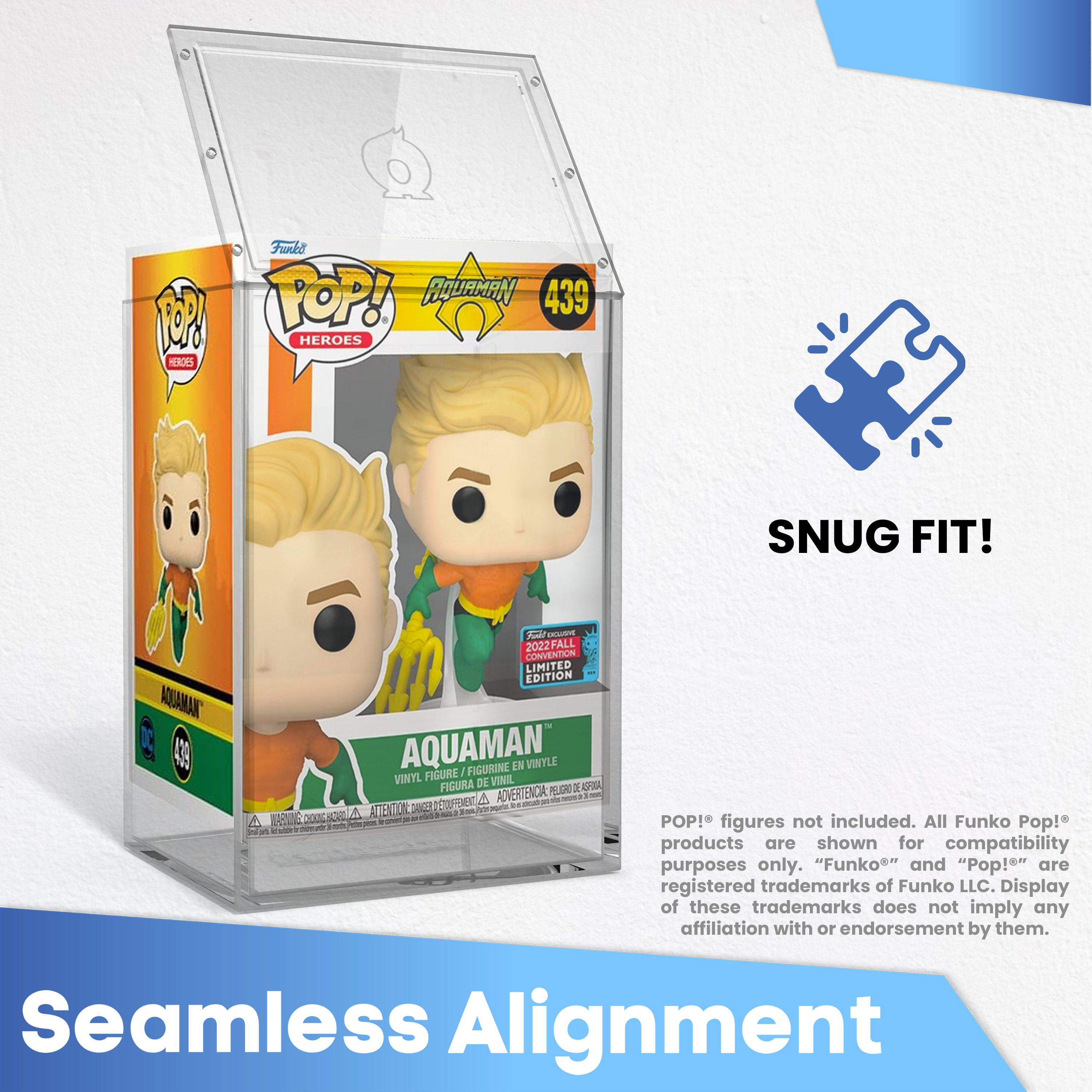 GOLD SERIES™ 4" Funko Pop!® Acryl-Schutzboxen