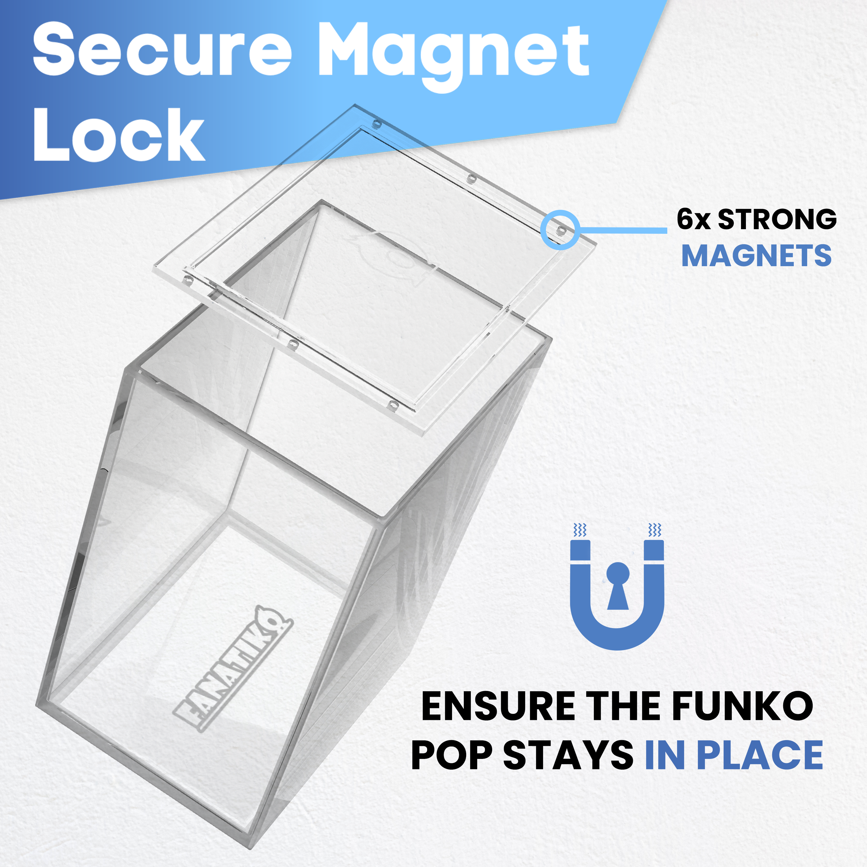 GOLD SERIES™ 4" Funko Pop!® Acryl-Schutzboxen