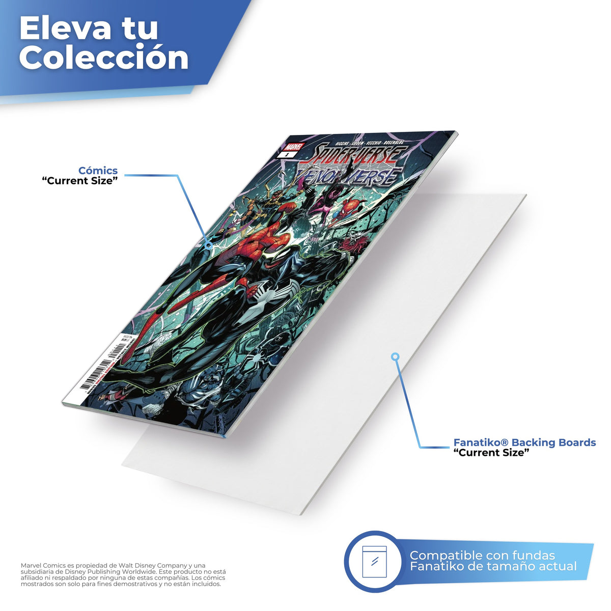 Cartón de refuerzo compatible con las fundas Fanatiko de tamaño actual