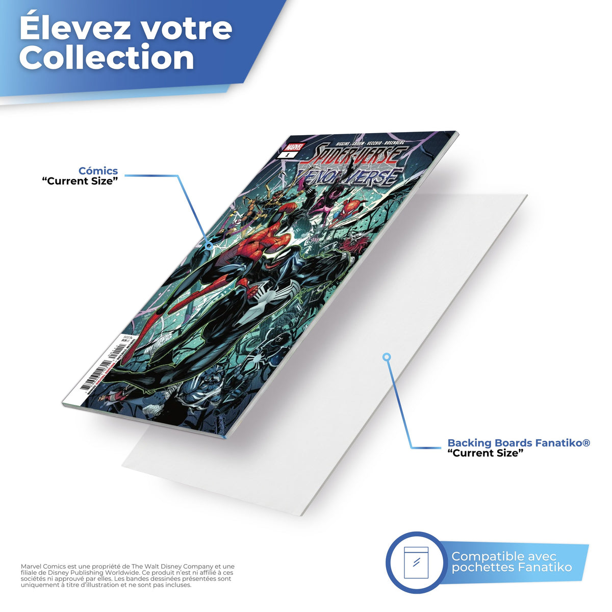Carton de renfort compatible avec les pochettes Fanatiko format actuel