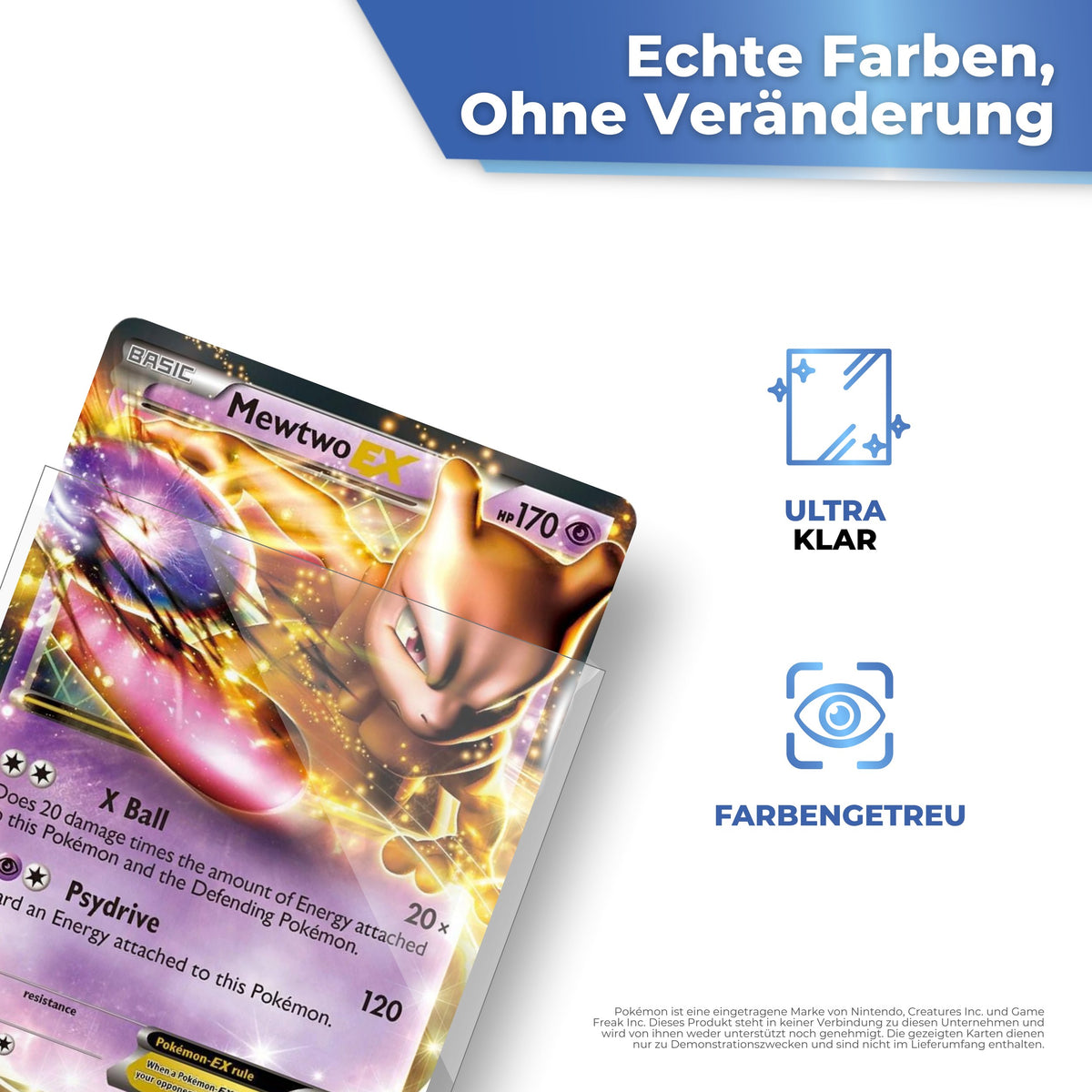 Ultraklare Hülle mit echten Farben