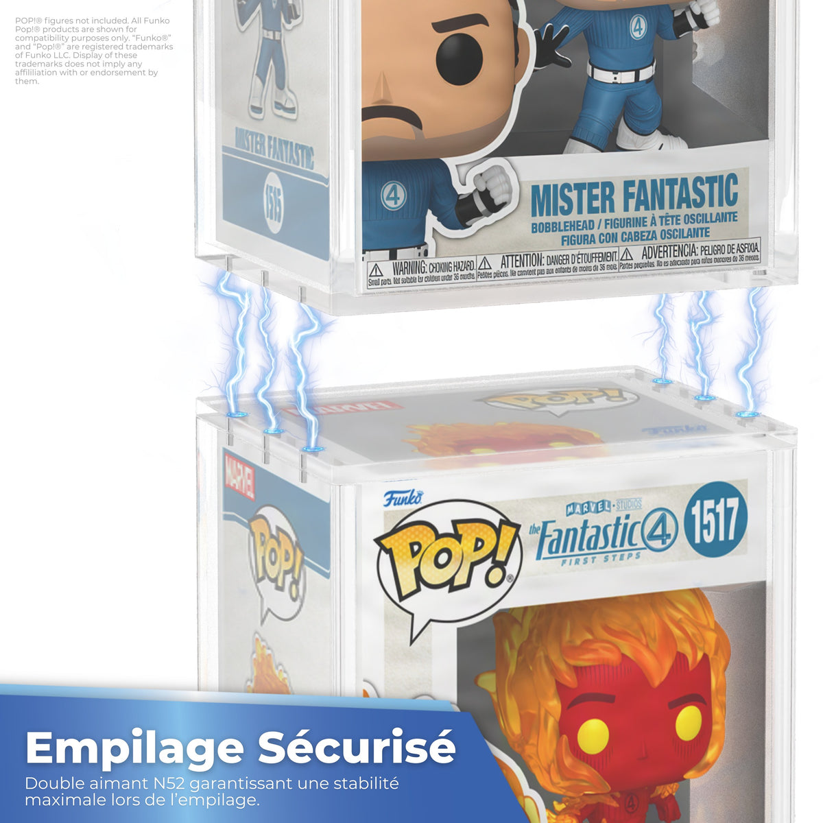 Empilage sûr de plusieurs protections PLATINUM