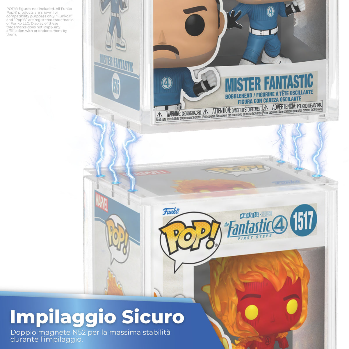 Impilaggio sicuro di più protezioni PLATINUM