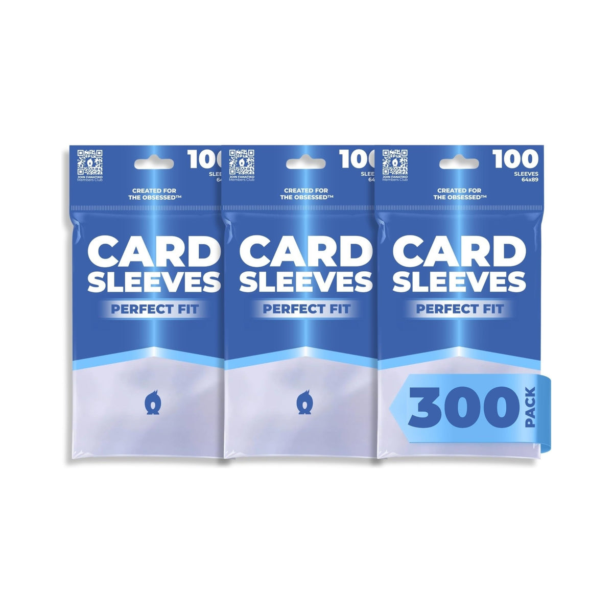 Pack of 300 Fanatiko perfect fit card sleeves #Pack_300