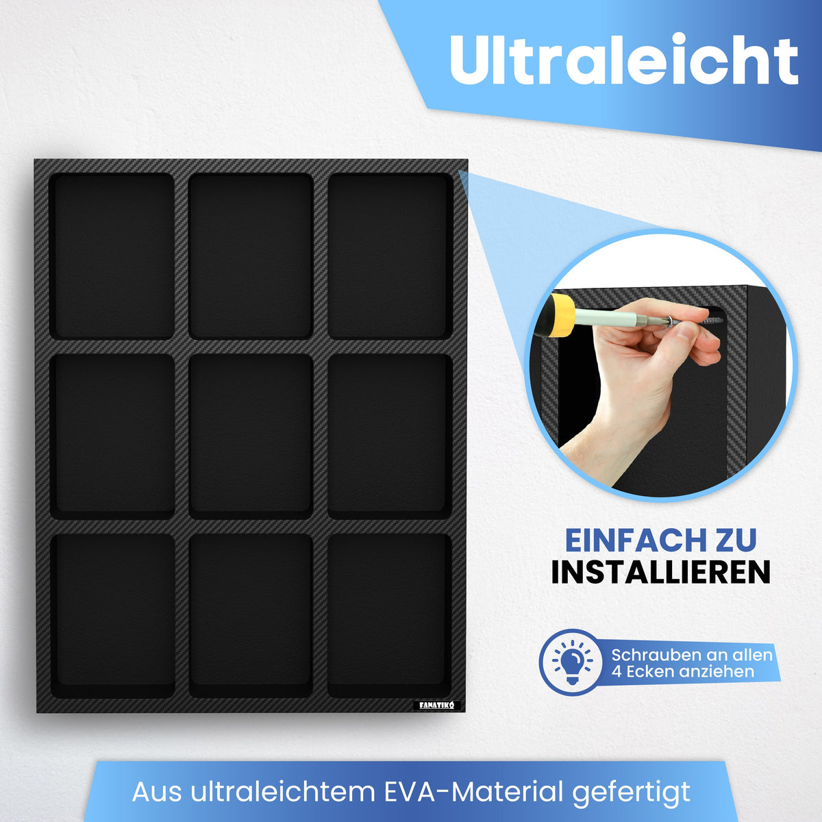 Ultraleicht aus EVA-Material und einfach zu montieren