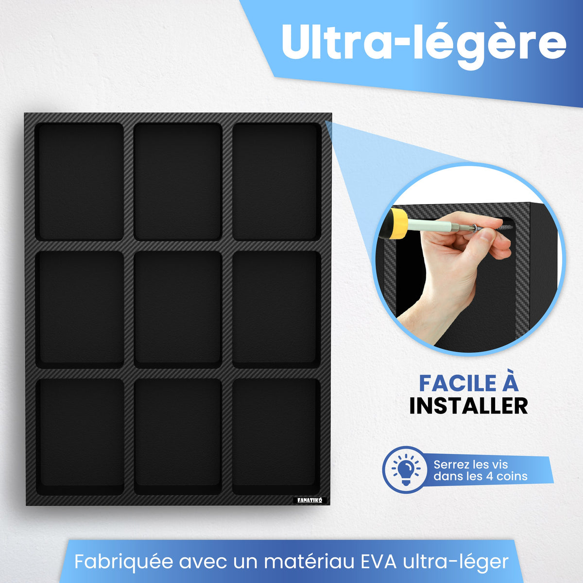 Ultra-légère, en matériau EVA, et facile à installer