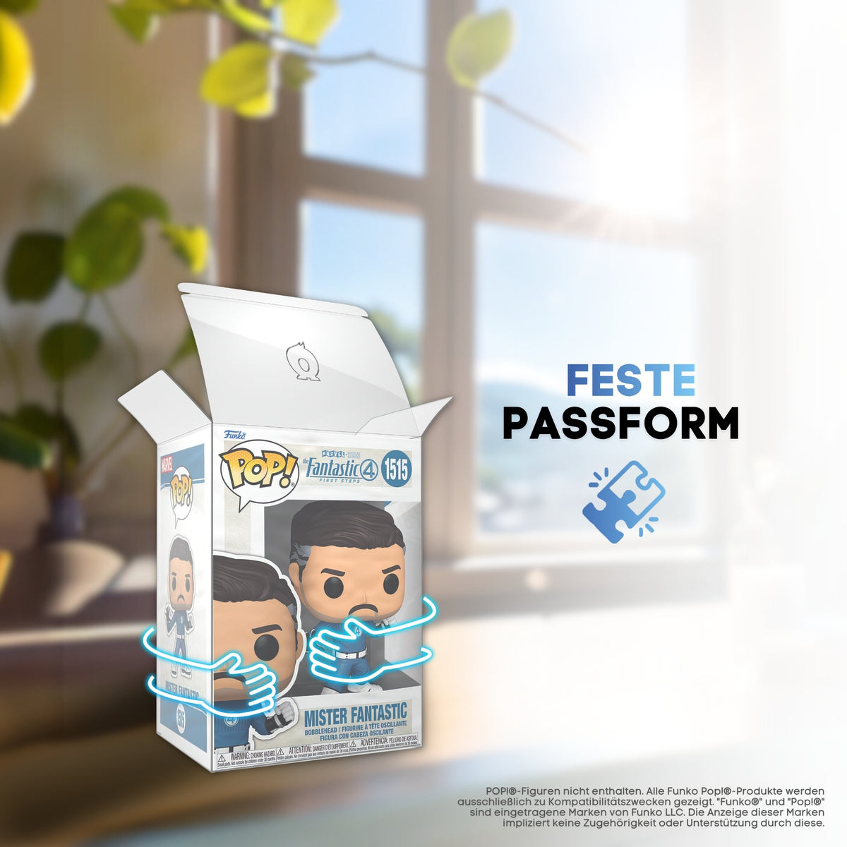4-Zoll Funko Pop Box passgenau in der Schutzhülle