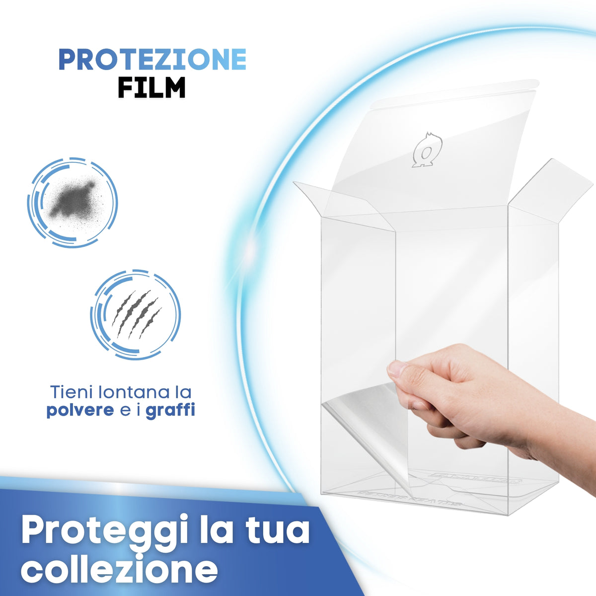 Pellicola protettiva contro polvere e graffi