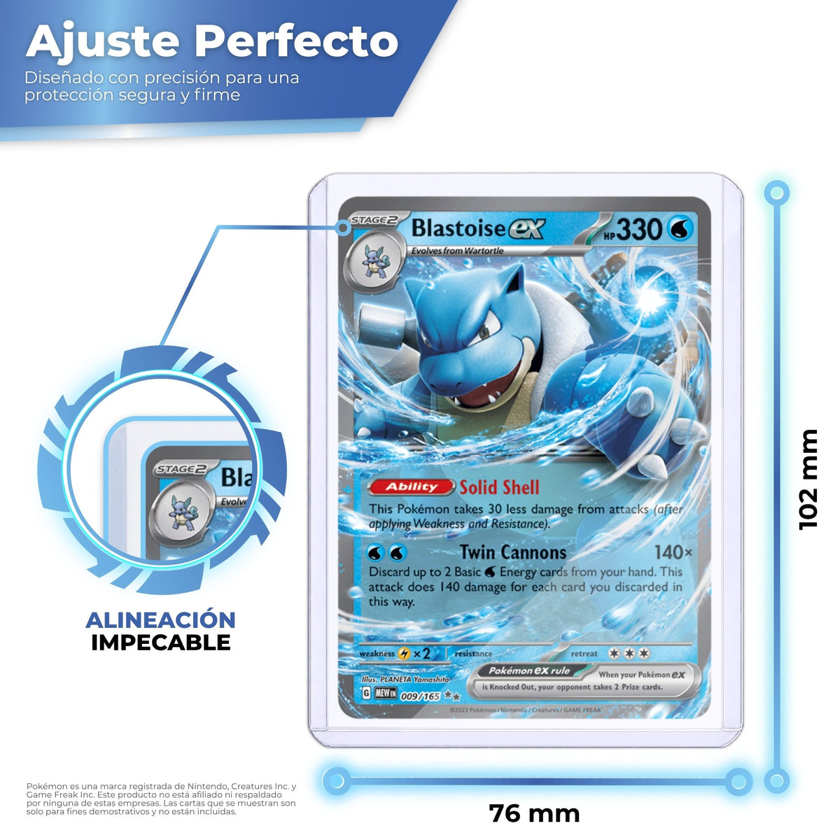 Toploaders de 76 x 102 mm con ajuste perfecto para cartas estándar